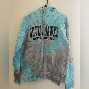 Destinations USA Outer banks tie-dye hoodie